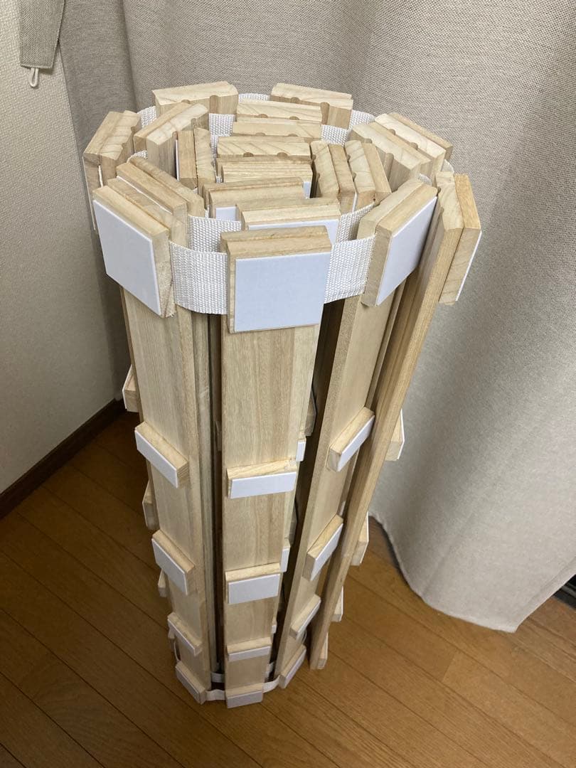 ニトリ　丸めてしまえる桐すのこベッド　シングル　2点セット