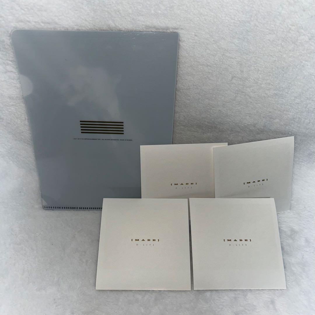 BIGBANG クリアファイル ＆ポラロイド4枚セット D-LITE