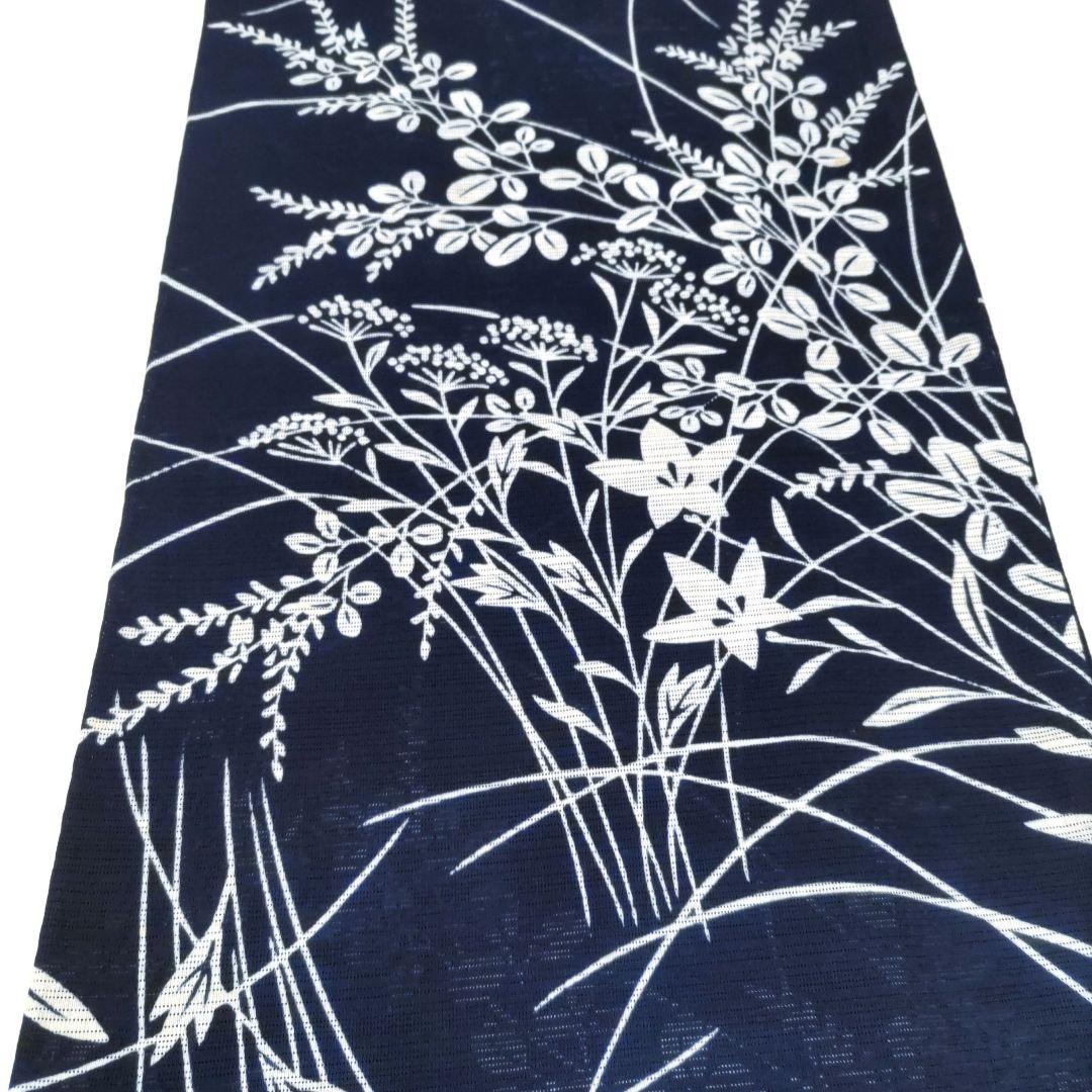 竺仙　綿絽　浴衣　木綿