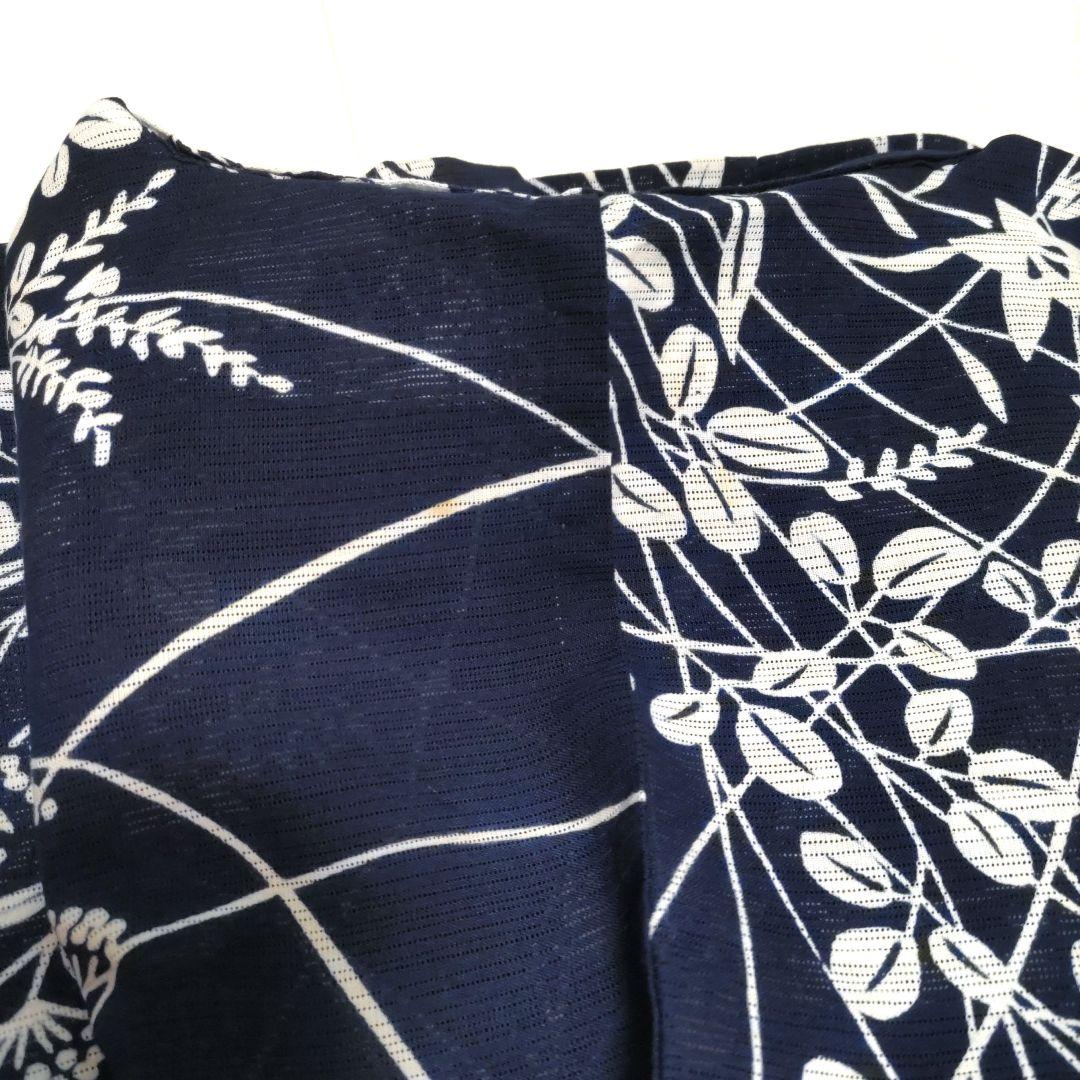 竺仙　綿絽　浴衣　木綿