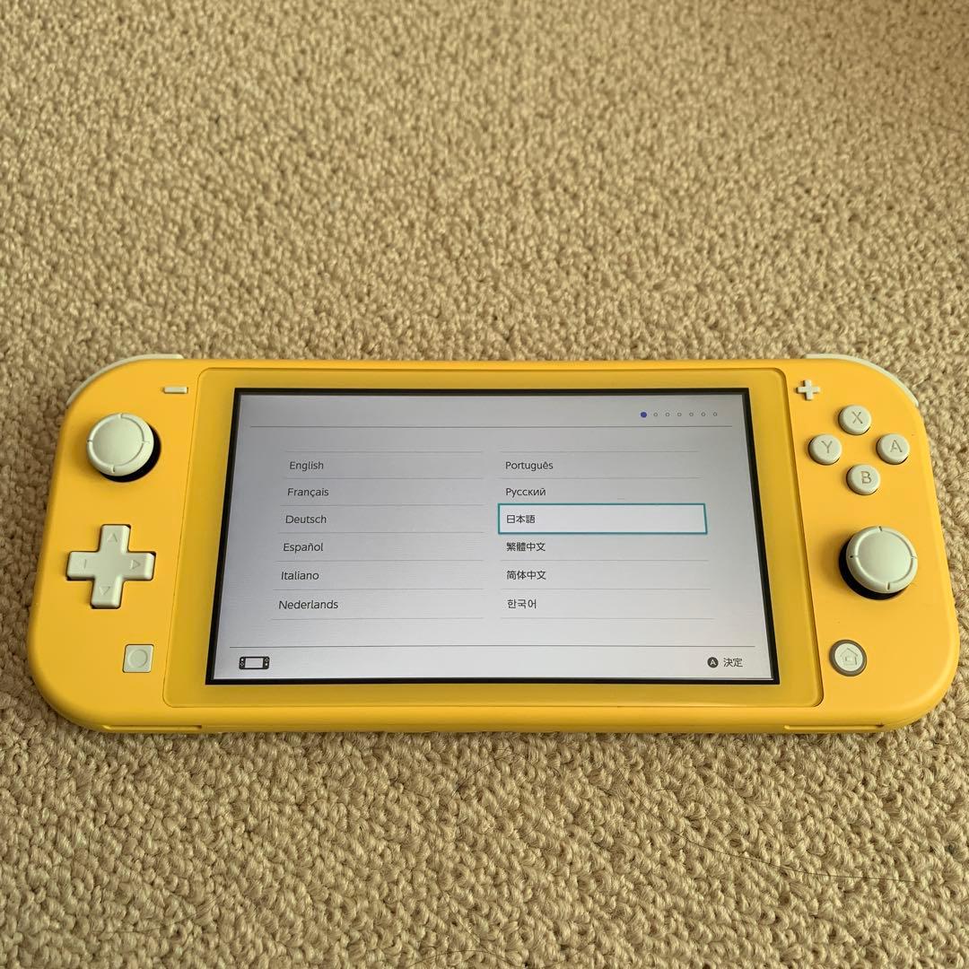 【発色良好】【即日発送】 Nintendo Switch Lite イエロー