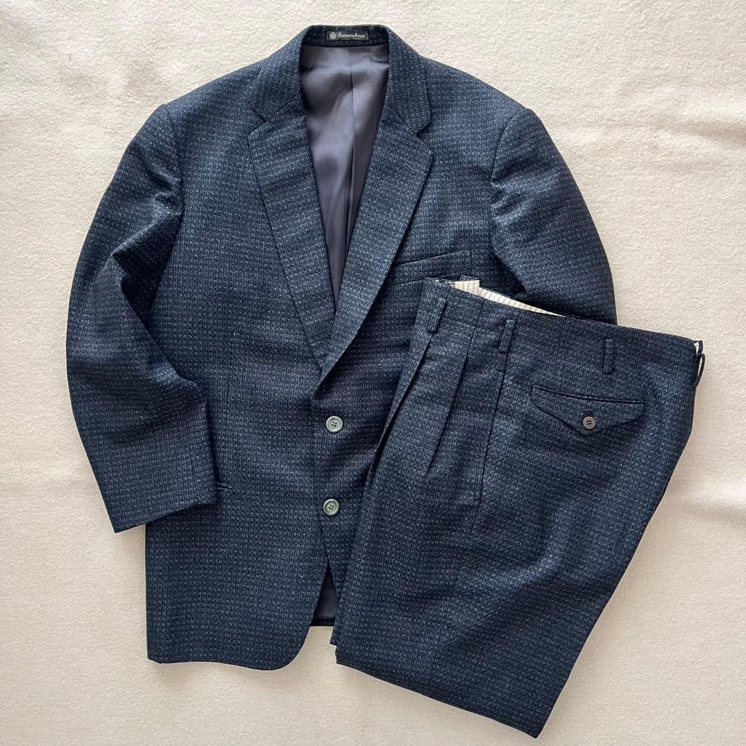 60s セットアップ vintage ヴィンテージ　スーツ　紺 ネイビー