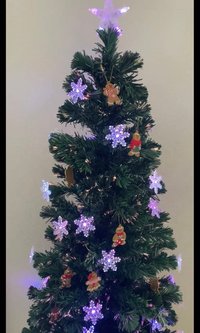 クリスマスツリー 約180cm 星型トップ装飾