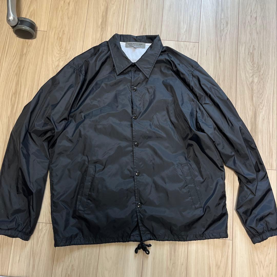 COMME des GARÇONS ブラックナイロンジャケット L