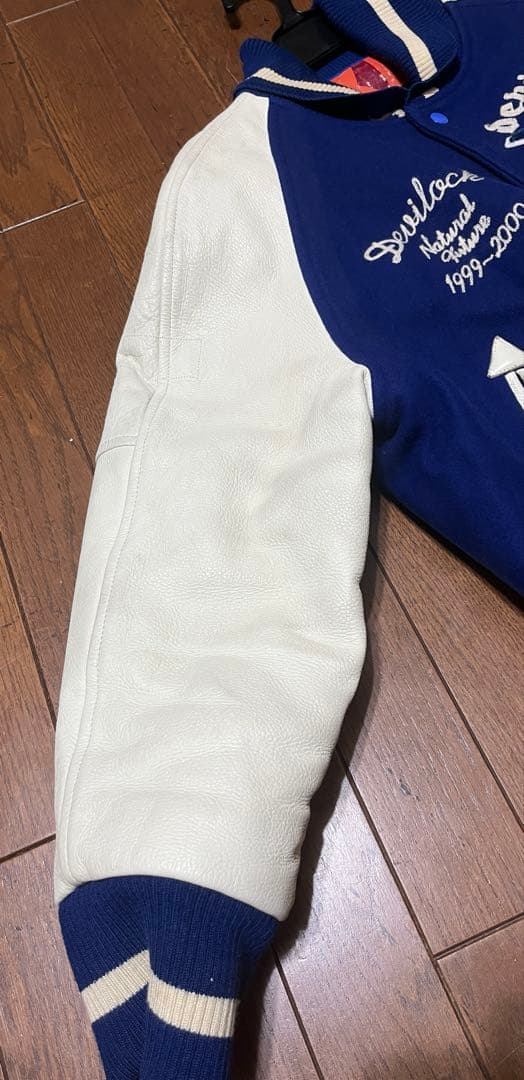 クリーニング済 Devilock デビロック スタジャン 古着 Y2K ブルー