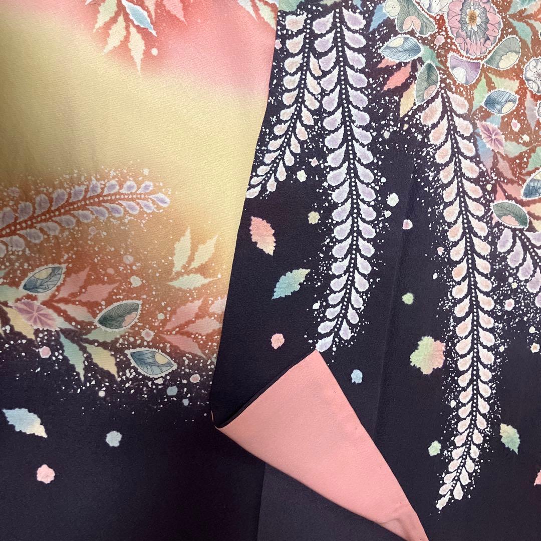 翠山工房　辻ヶ花　正絹振袖