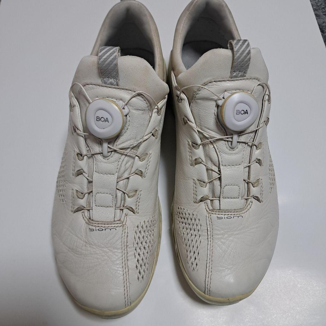 ECCO BOA ゴルフシューズ ホワイト