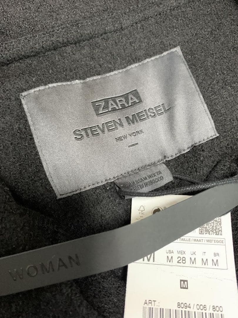 完売新品タグ付き　ウール100%ポンチョ STEVEN MEISEL ZARA