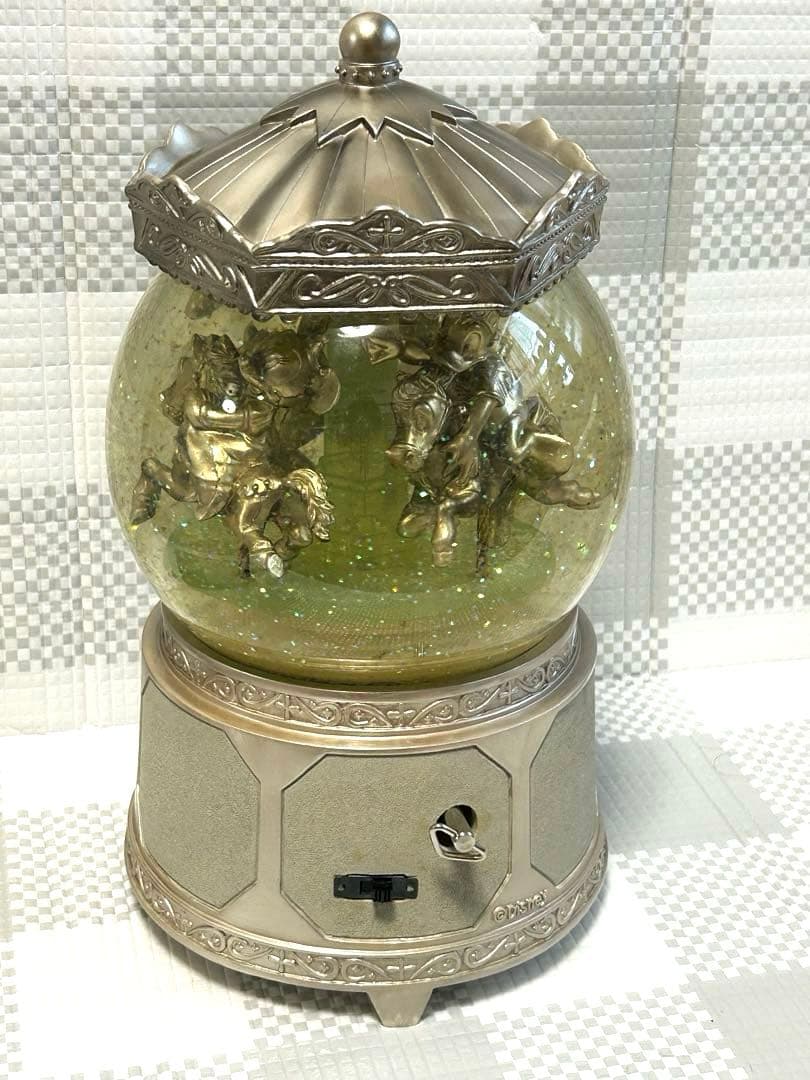 【非売品】ディズニー ミッキー オルゴール スノードーム