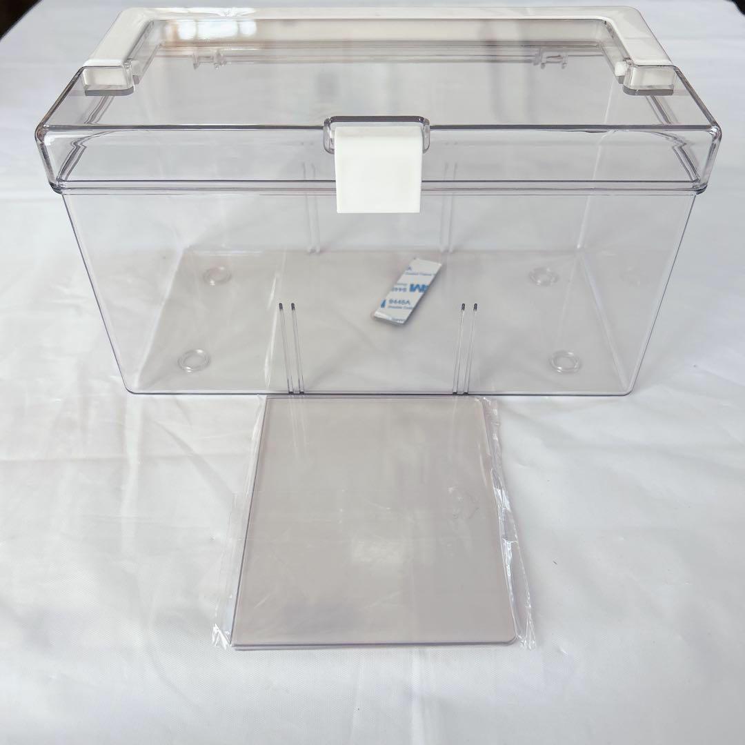 カードケース入れ 大容量 ハンドル付き 持ち運び 透明 多用途