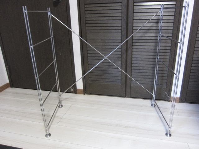 MUJI /無印良品　ステンレスユニットシェルフ3段　ステンレスバスケット×2