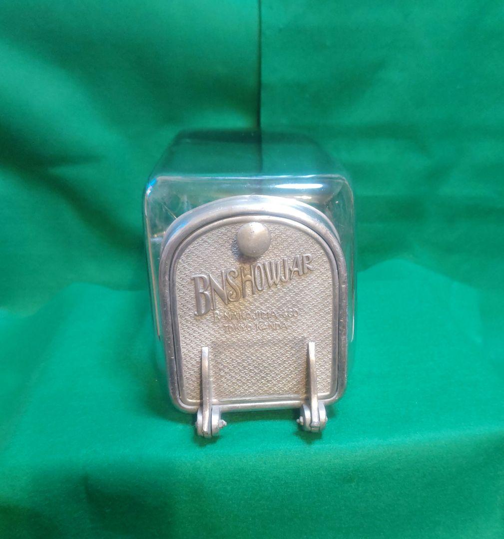 希少品 ヴィンテージ レトロBNSHOWJAR レトロガラス容器【最終価格】