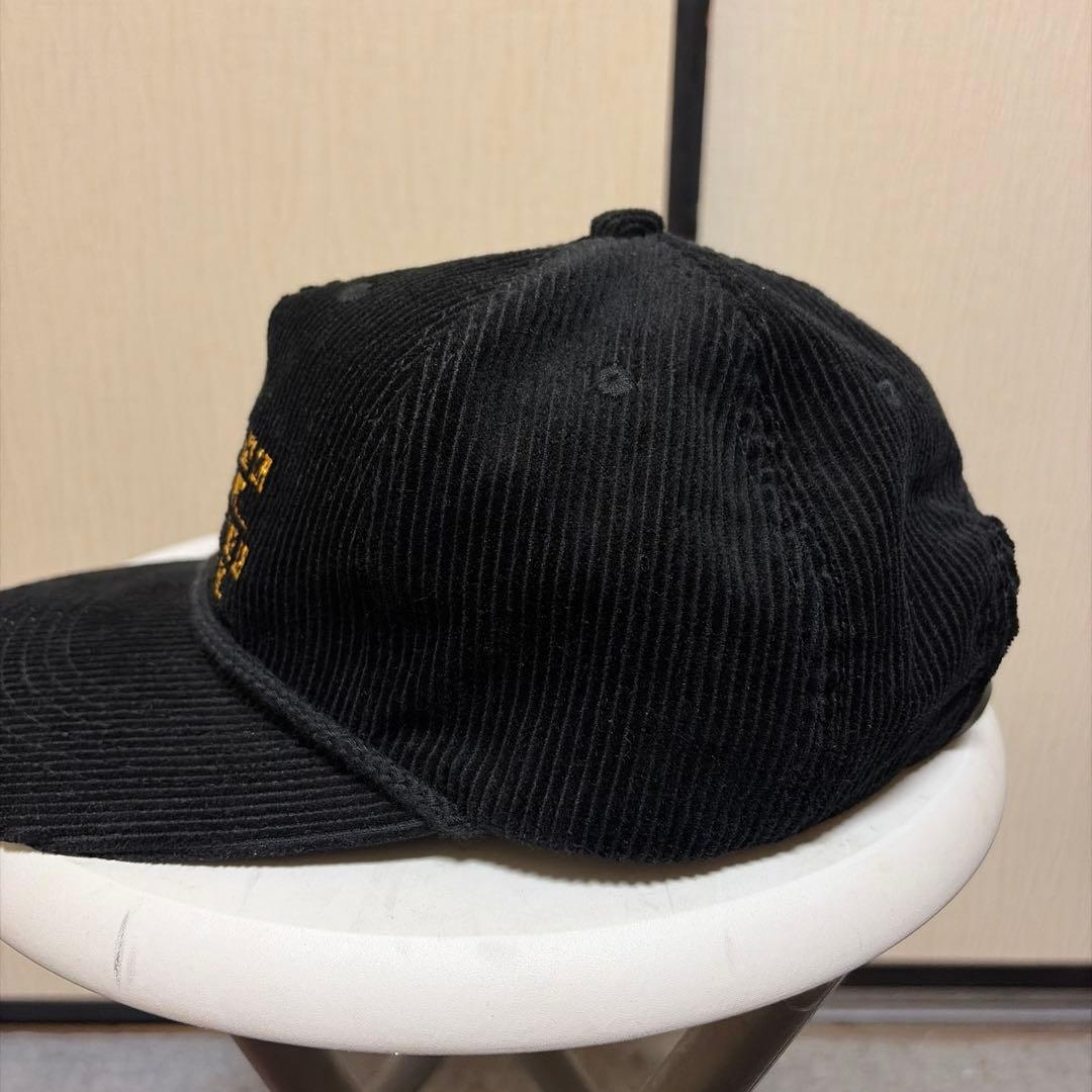 太郎　タトゥースタジオヤマダ　刺繍ロゴ　コーデュロイキャップ