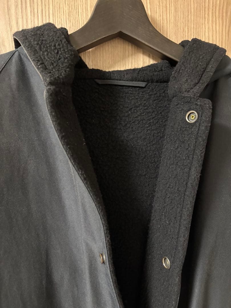 COMOLI 20AW コットンシルクフーデッドコート サイズ1 タグあり