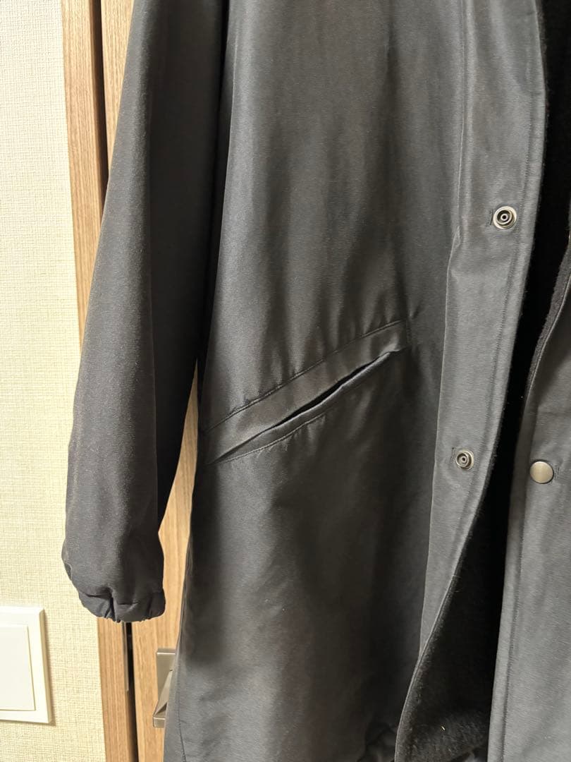 COMOLI 20AW コットンシルクフーデッドコート サイズ1 タグあり