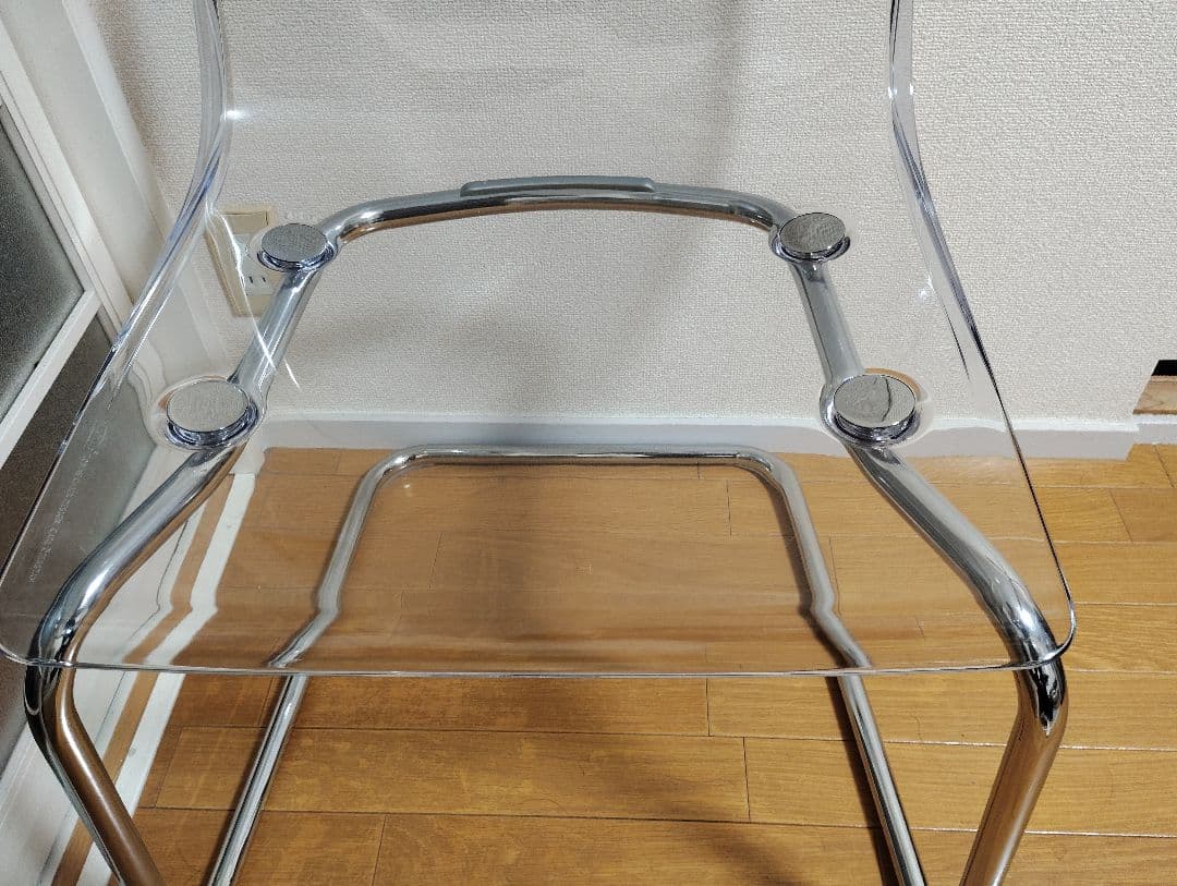 【みさとさま】IKEAトービアス TOBIAS ダイニングチェア 椅子 クリア