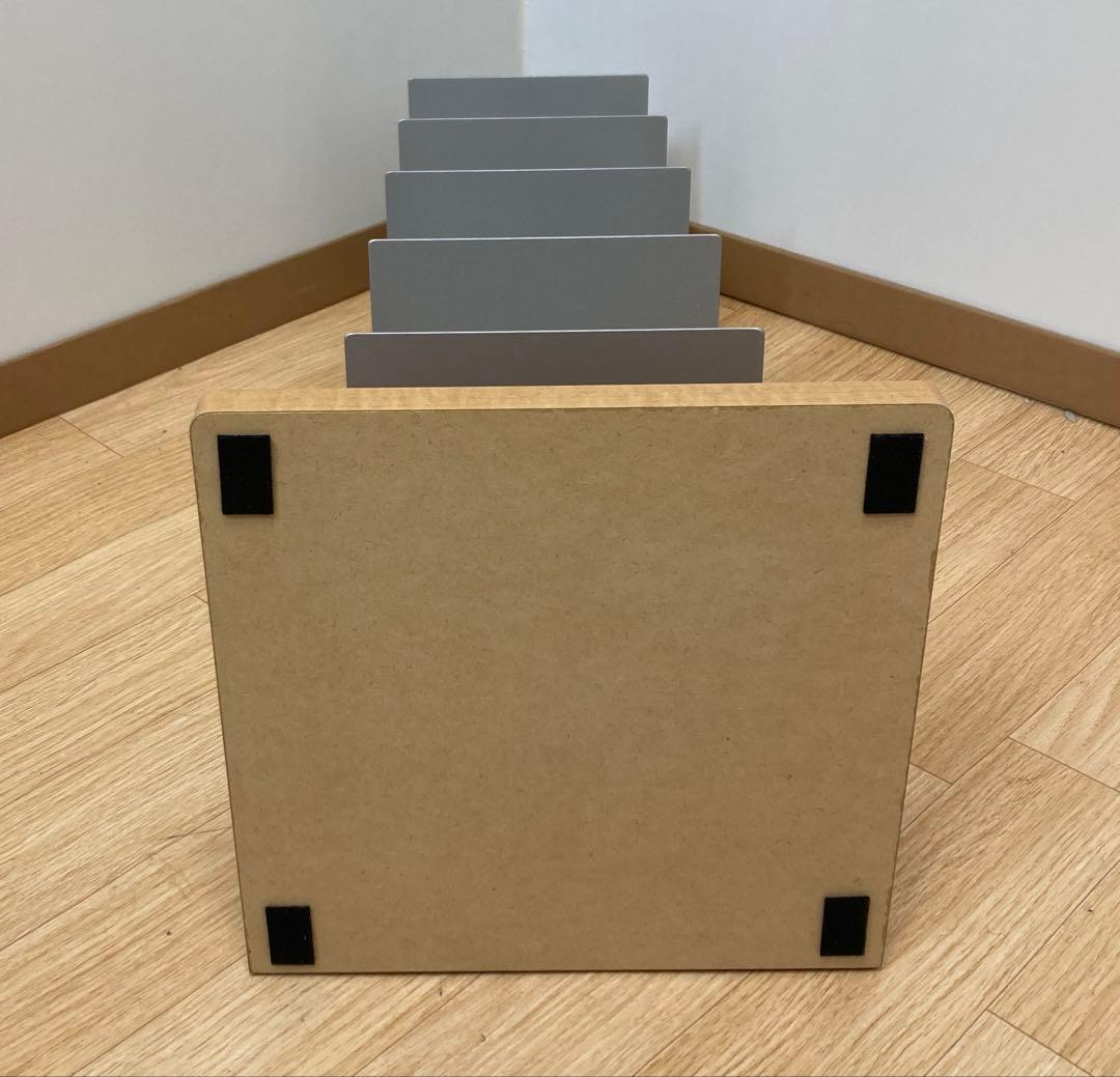 オークス　ブックタワー　ロータイプ　ナチュラル