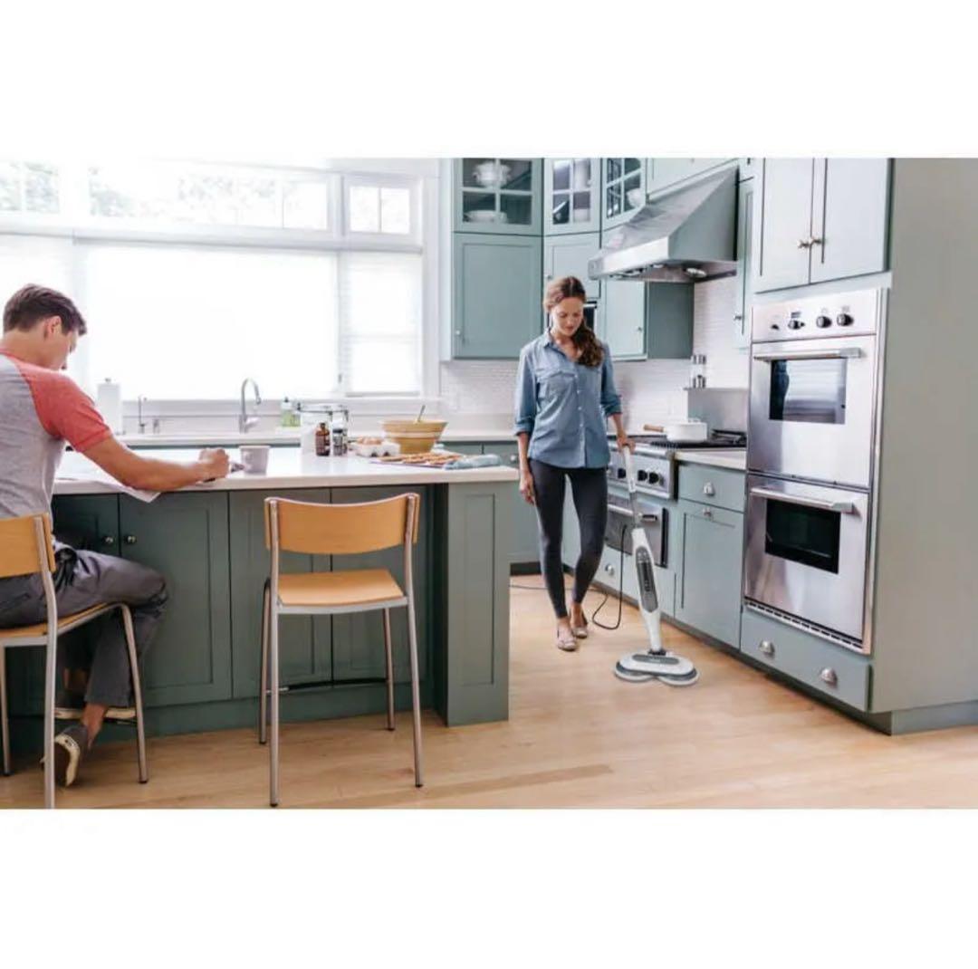 新品 シャーク Shark S7001JWH 回転スチームモップ 除菌 自立式