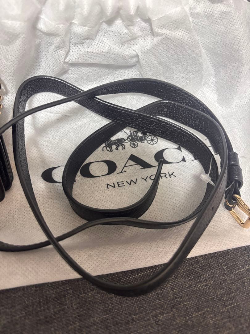 COACH 黒 ショルダーバッグ