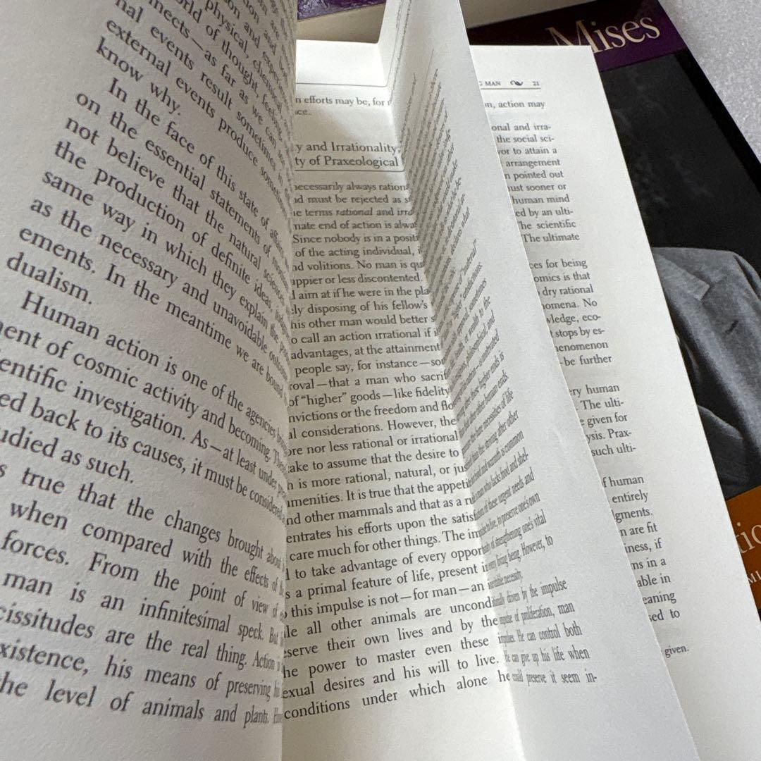 洋書 Human Action;A Treatise on Economics