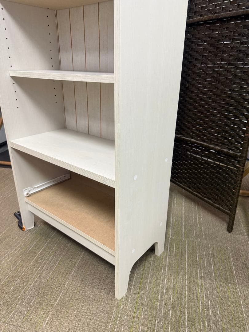 【洗浄消毒作業済】ニトリ　フリーラック　マリーナ　SEA1260HWW&BL