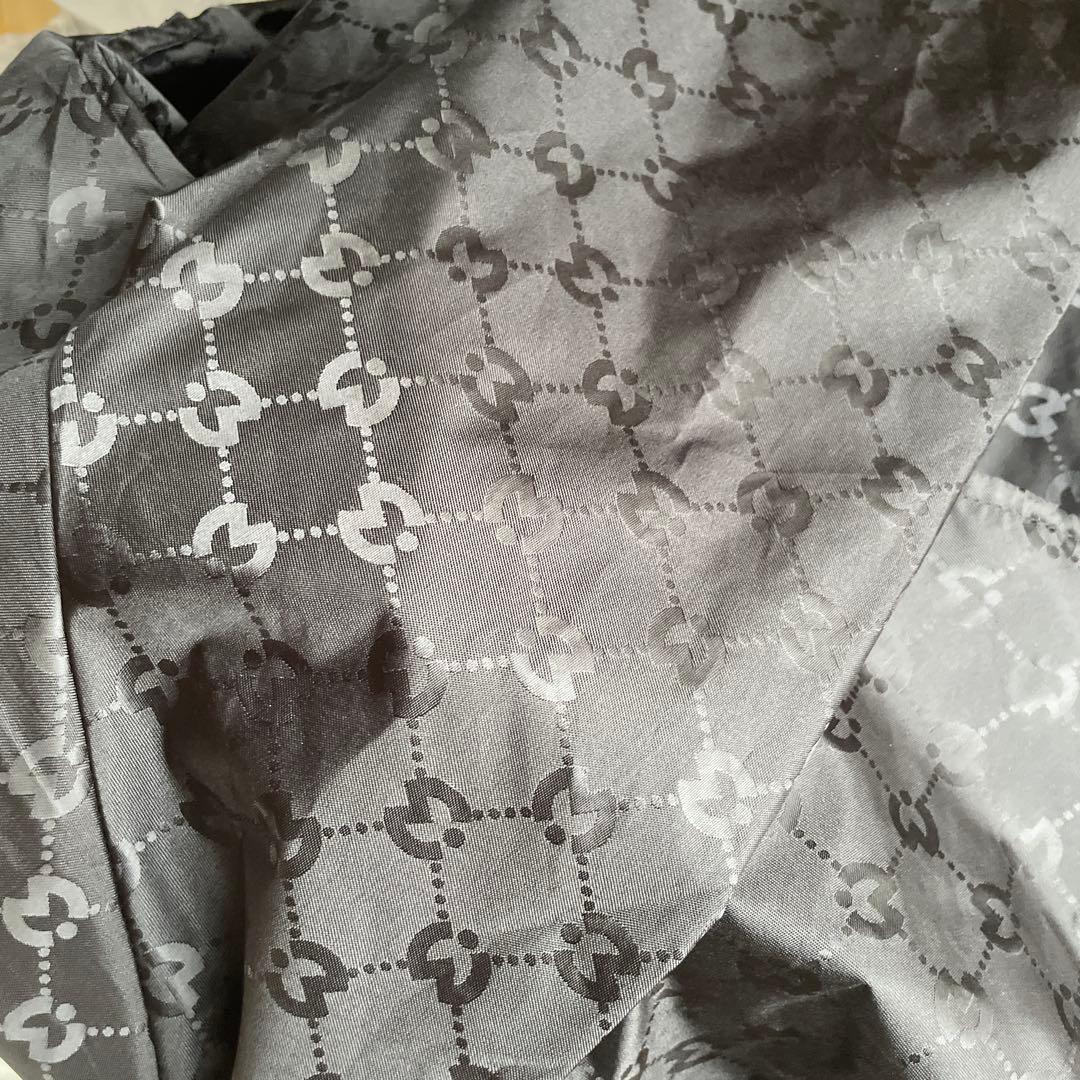 ミラ・ショーン ロゴジャガード レインコートM～L ブラック