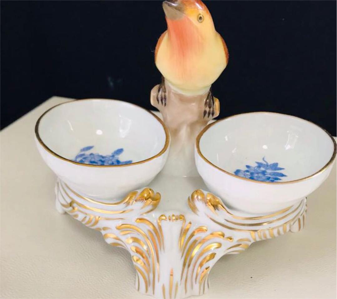 ヘレンド     ダブルディッシュ　フィギュリン