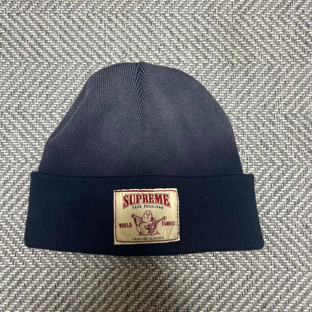 SUPREME true religion ビーニーネイビー　flexwitme