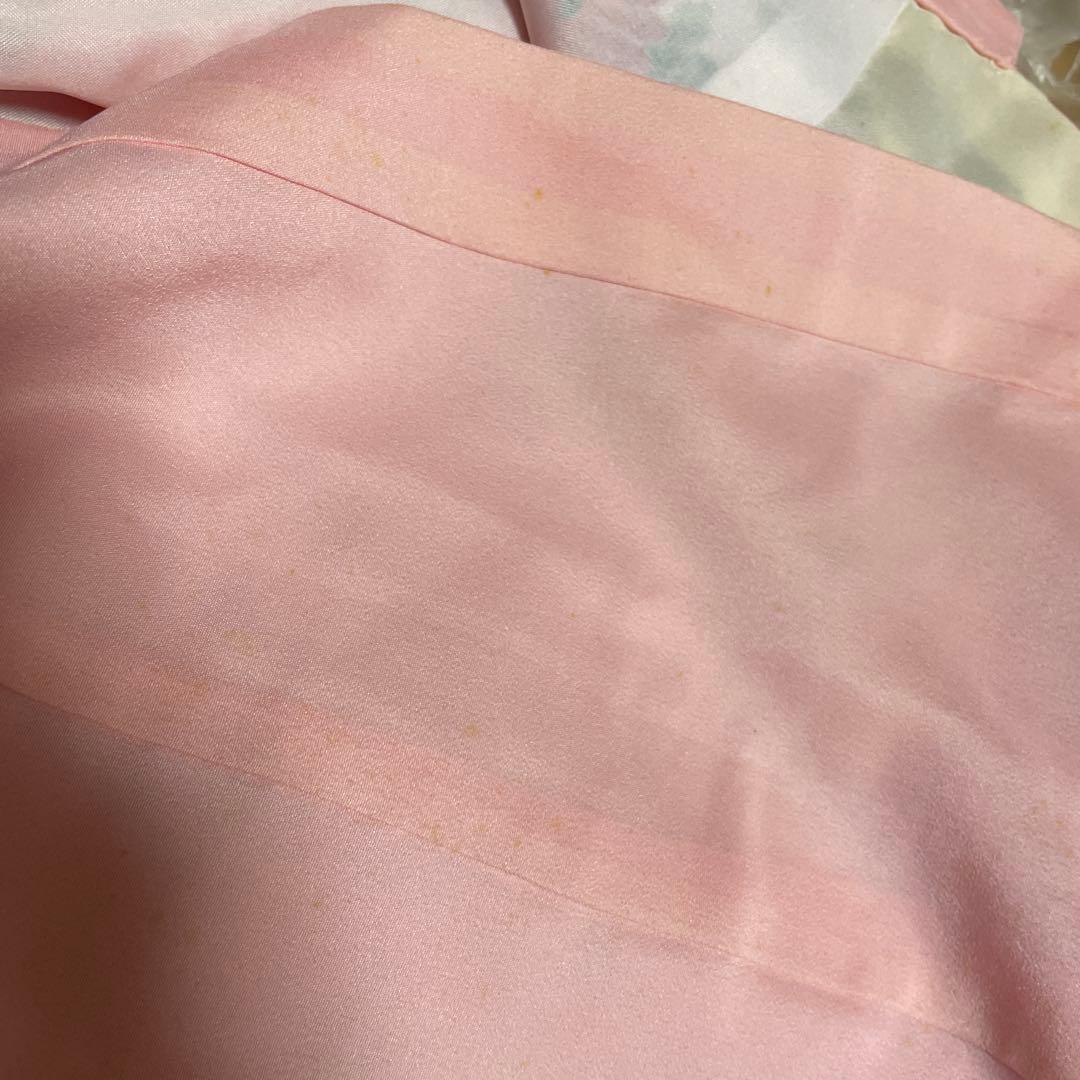 七五三　３歳被布着物　女の子　三歳用　正絹　振袖　長襦袢　被布　セット　宮参り