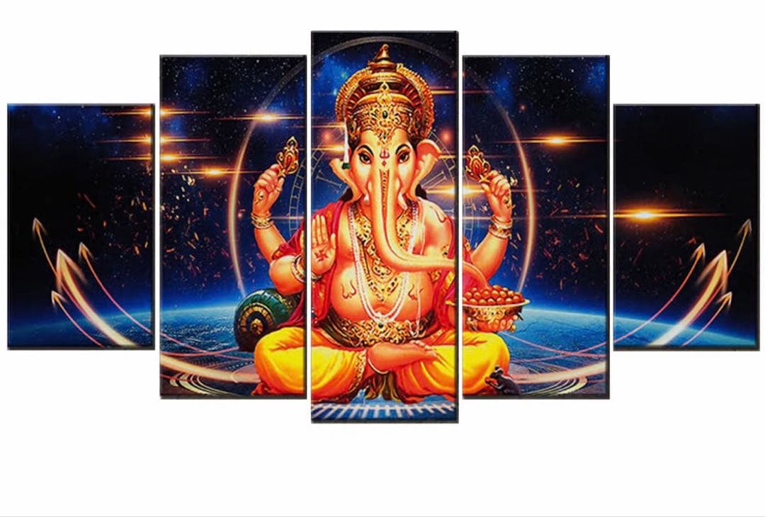 5 パネル フレーム付き