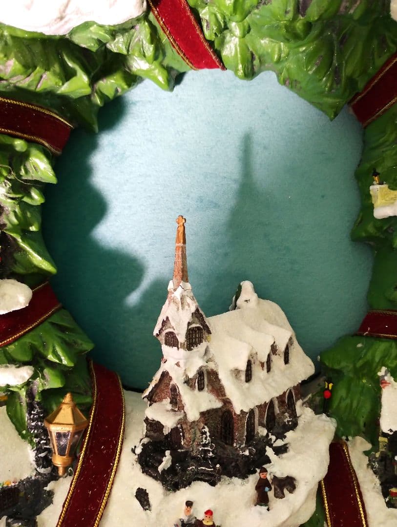 【ゆいママ様】トーマスキンケード リース ビクトリア朝のクリスマスビレッジ