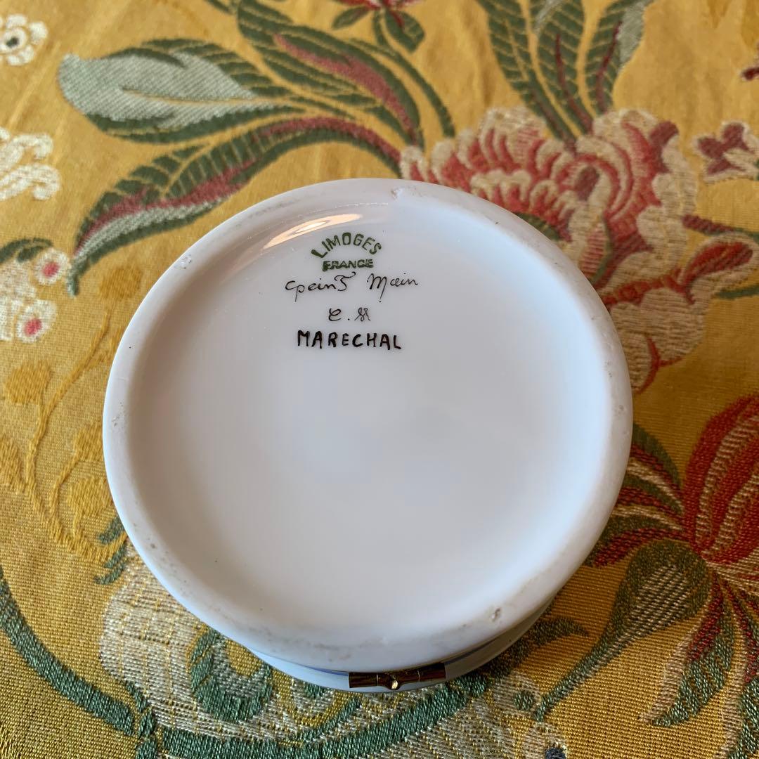 リモージュボックス　フランス製　細かく描かれた絵が素敵過ぎます！沢山お宝入れて！