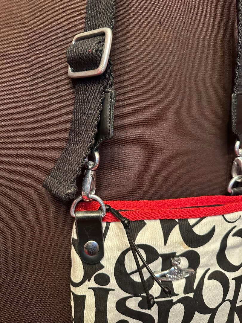 ヴィヴィアンウエストウッド ロゴ ショルダー バッグ サコッシュ