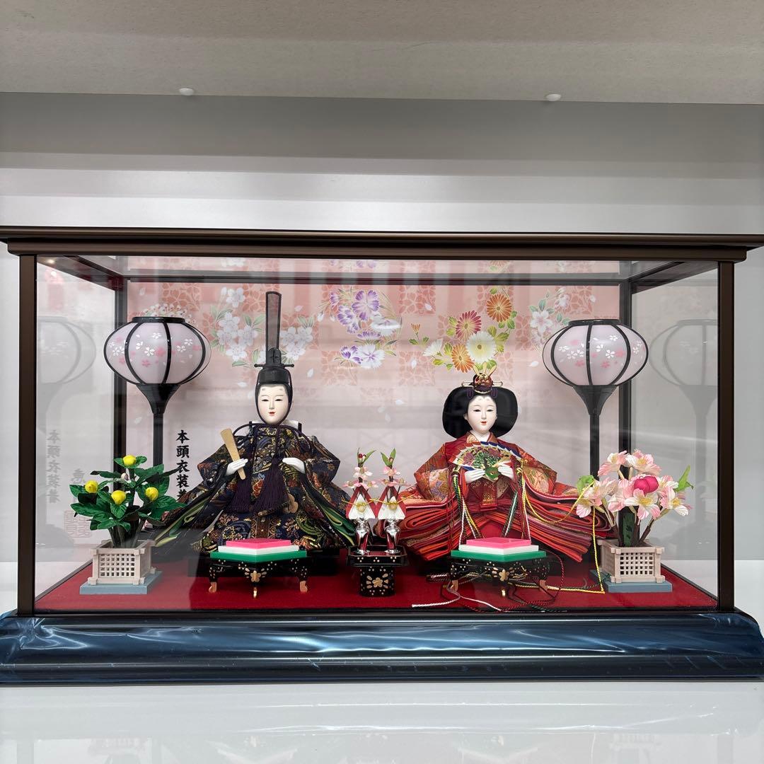 ☆極美品☆雛人形 恵月 本頭衣装着 ケース入り