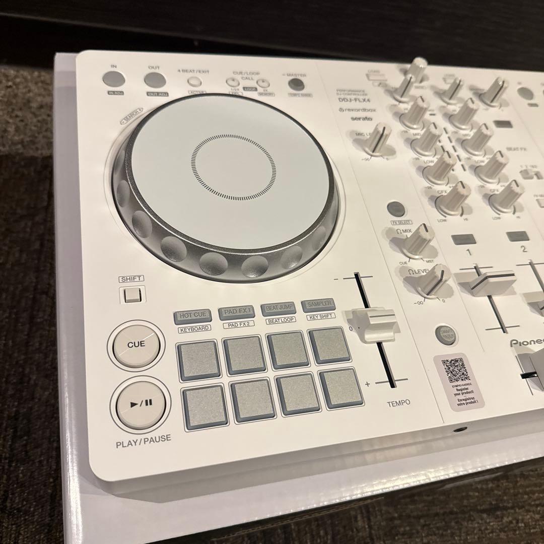Pioneer DJ DDJ-FLX4-W DJコントローラー 使用浅