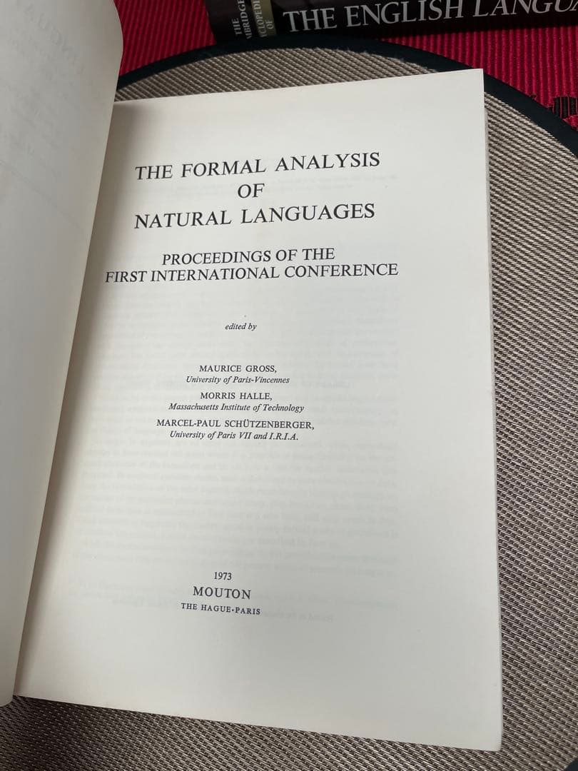 語学・辞書・学習参考書 THE FORMAL ANALYSIS OF NATURAL LANGUAGES