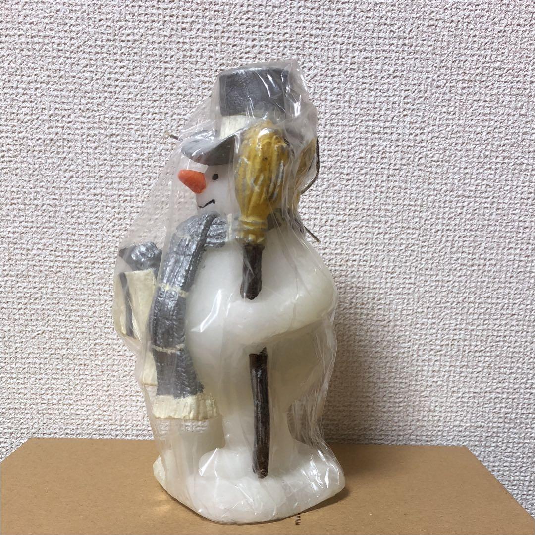 スノーマン ろうそく