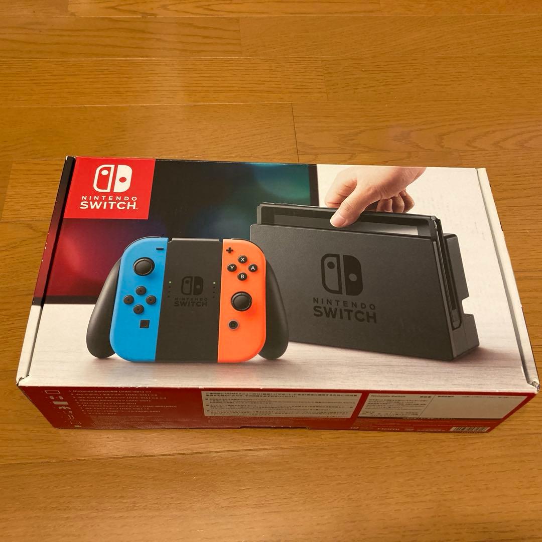 Nintendo Switch 本体 ネオンブルー/ネオン➕持ち運びケース