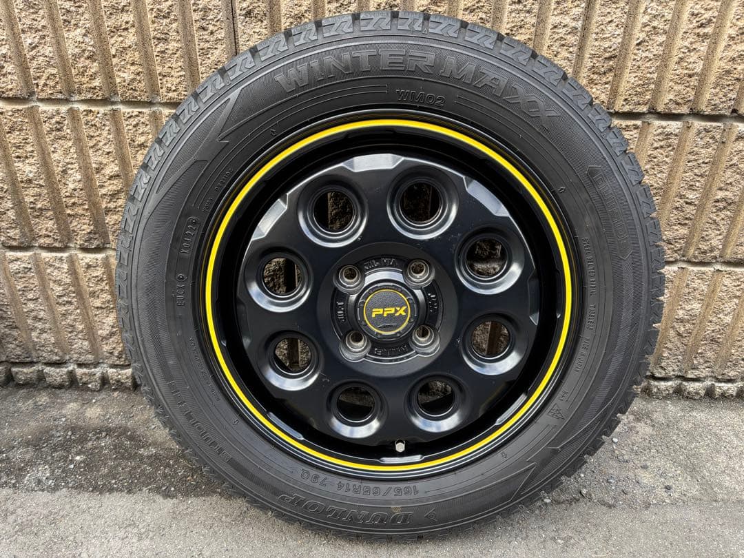 PPX MIL:8 14x4.5J ウィンターマックス165/65R
