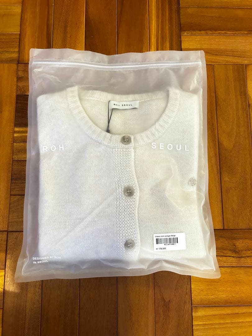 ROH SEOUL カーディガン CLASSIC KNIT CARDIGAN