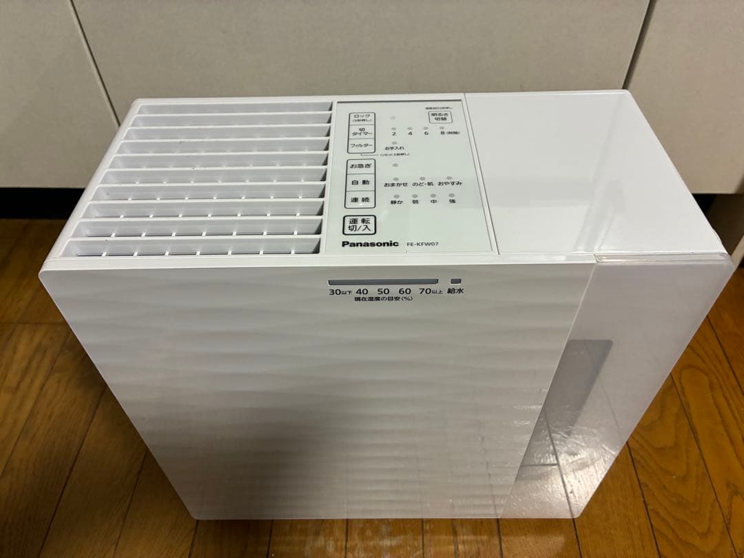気化式加湿器　Panasonic FE-KFW07