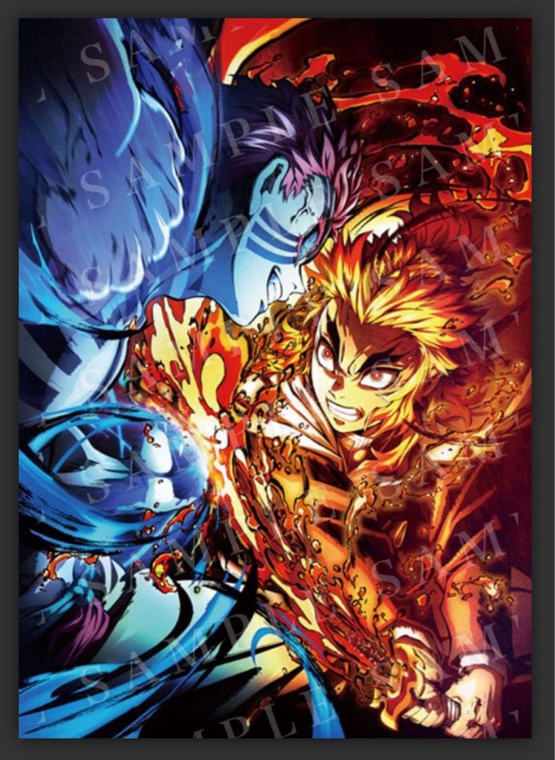 新品未開封　無限列車編 ノンクレジットキービジュアルポスター B2 4枚セット