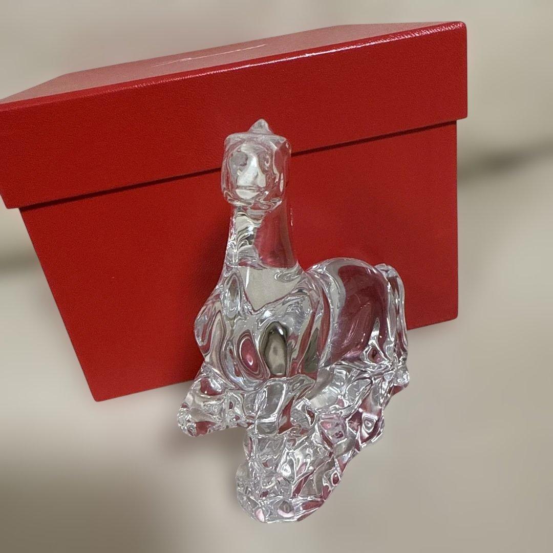 バカラ　干支　ウマ　極美品　置物