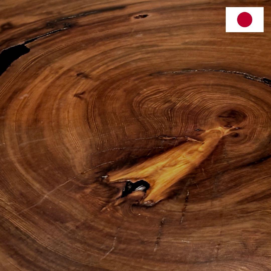 最終値下げ【世界遺産 屋久杉使用】推定100年杉 輪切り座卓 アンティーク家具