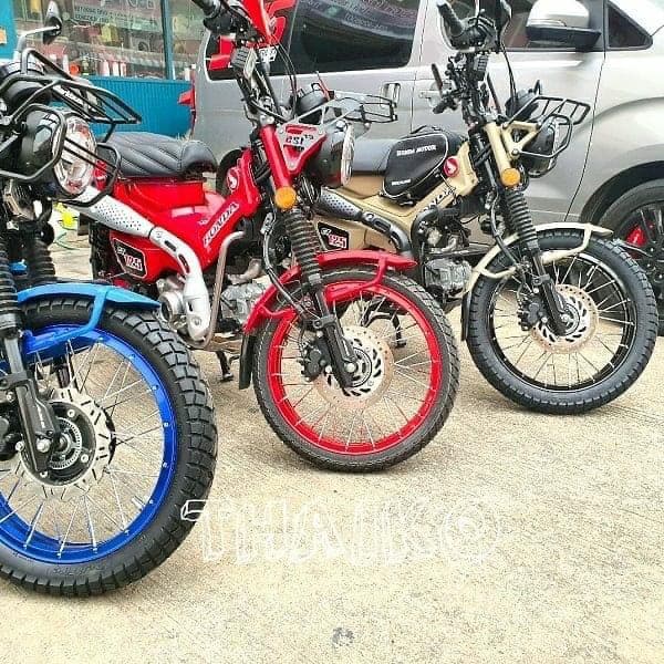 【T2K Thaiko】CT125 チューブレス スポーク ホイール セット