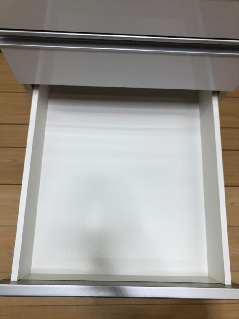 【ディノス】キッキン収納　スライドデーブル付きスキマ収納　250330-3