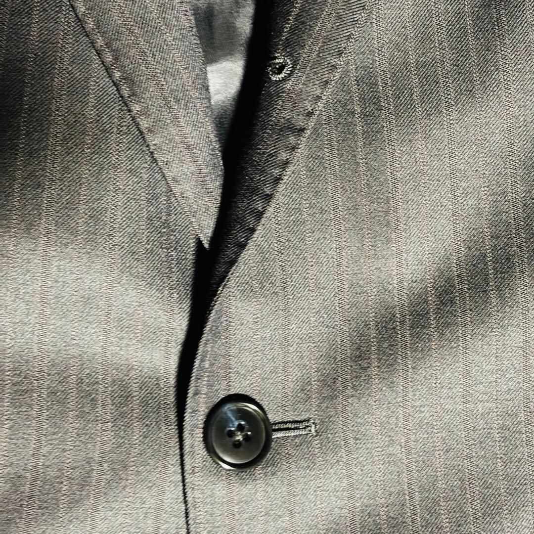 ※週末限定セール【新品同様】ゼニア　 スーツ　段返り三つボタン　サイドベンツ