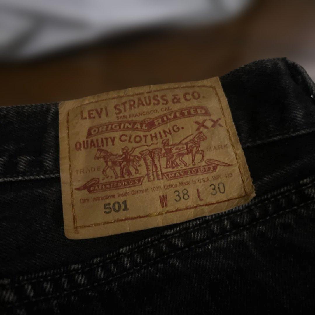 501ブラック　後染め　W38L30 USA製　97年製