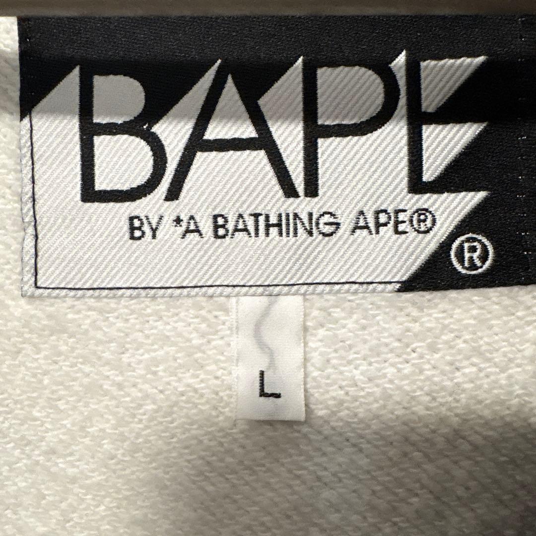 BAPE ネオンカモ　スタジャン L エイプ　a bathing ape