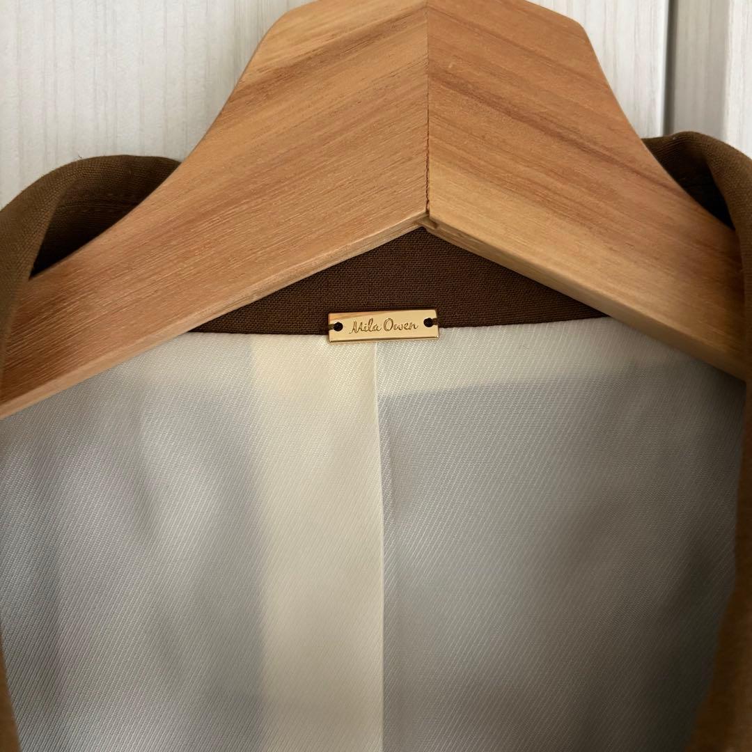 最終値下げ【即日発送！】Mila Owen 金釦ダブルブレストブレザー キャメル